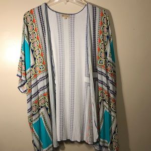 Women’s open front over-piece, size 3x